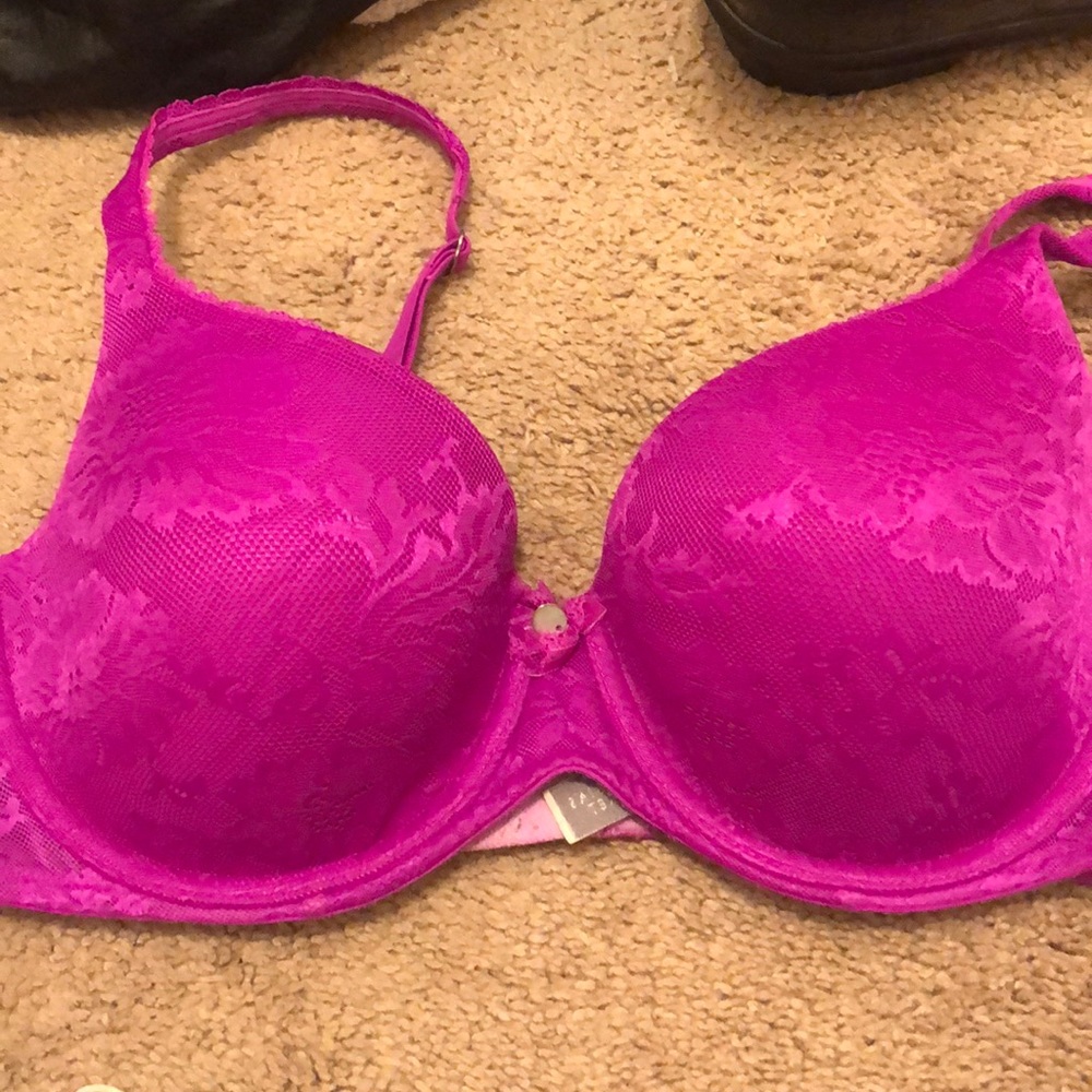 Purple lace Victoria secret bra